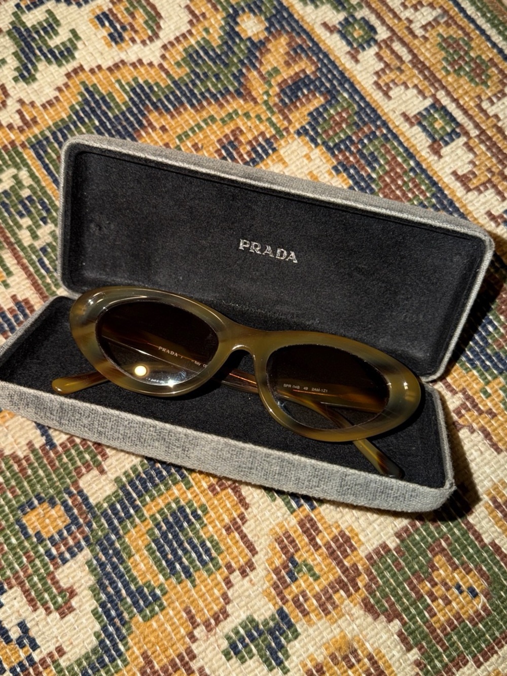 Vintage Prada 1990 Tortoiseshell Cateye Sunglasses